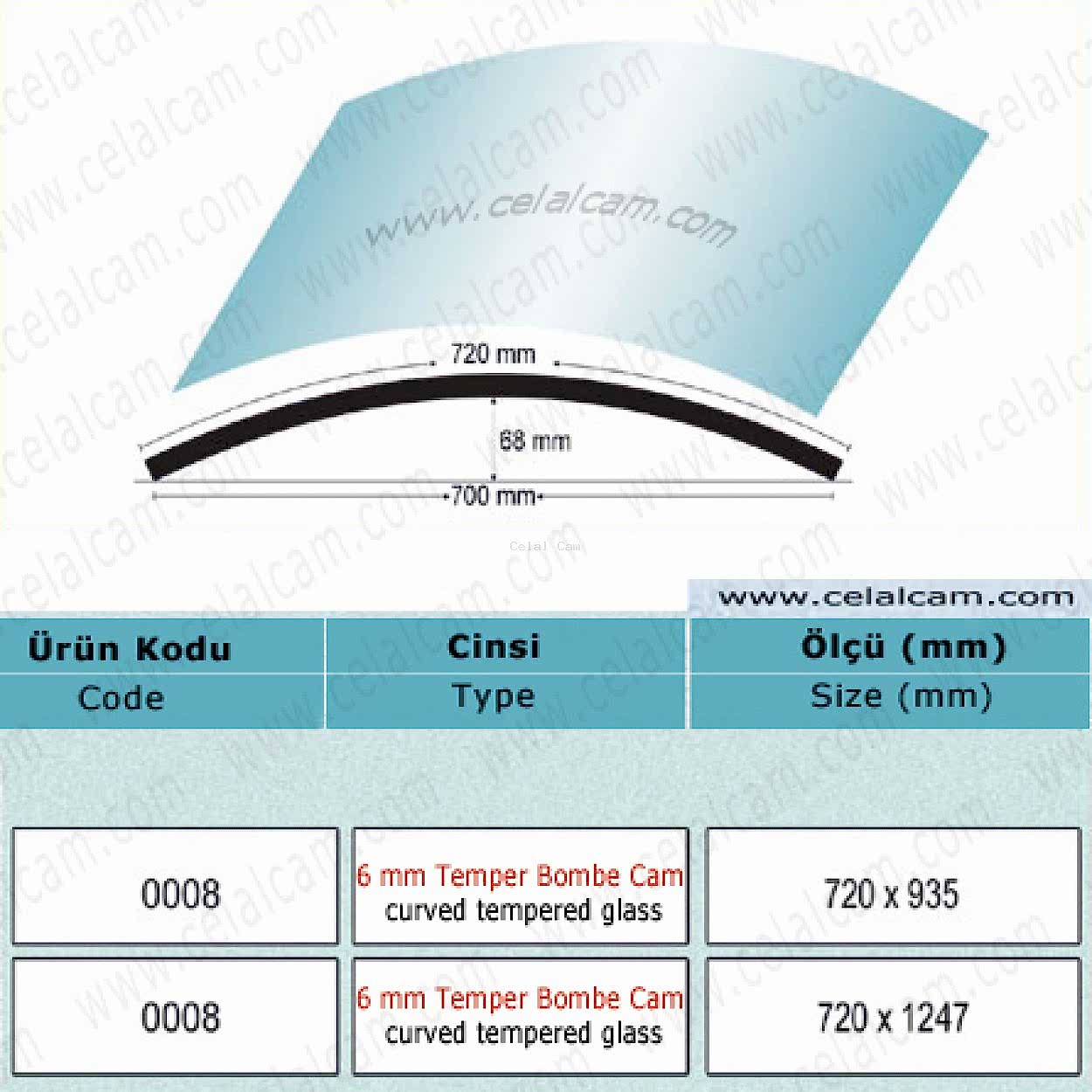 Temperli Bombe Cam Kod 8